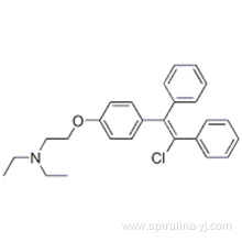 Ethanamine,2-[4-(2-chloro-1,2-diphenylethenyl)phenoxy]-N,N-diethyl CAS 911-45-5